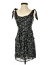 Bar III 100% Polyester Polka Dots Black Casual Dress Size XS - photo 1