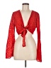 Wild Fable 100% Polyester Red Cardigan Size M - photo 1