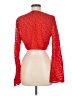Wild Fable 100% Polyester Red Cardigan Size M - photo 2