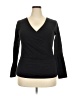 MANGOPOP Collection Black Long Sleeve Top Size XXL - photo 1