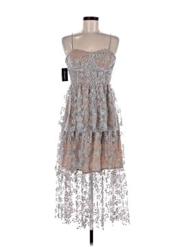 green emerald velvet dress Self-Portrait - White Flower Lace Midi Dress main image 0