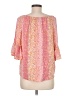 I.N. Studio Pink 3/4 Sleeve Blouse Size M - photo 2
