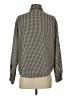 Grade & Gather Houndstooth Brown Long Sleeve Button-Down Shirt Size S - photo 2