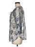Fig and Flower 100% Polyester Silver 3/4 Sleeve Blouse Size M - photo 5