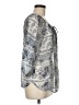 Fig and Flower 100% Polyester Silver 3/4 Sleeve Blouse Size M - photo 4