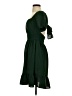 Assorted Brands 100% Polyester Solid Green Casual Dress Size XS - photo 5