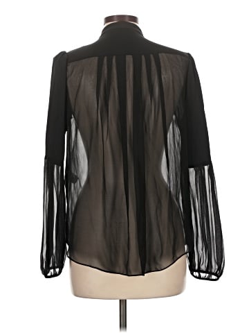 Diane von Furstenberg Long Sleeve Silk Top (view 2)
