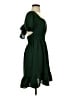Assorted Brands 100% Polyester Solid Green Casual Dress Size XS - photo 4