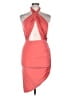 Norma Kamali Red Pink Cocktail Dress Size XL - photo 1
