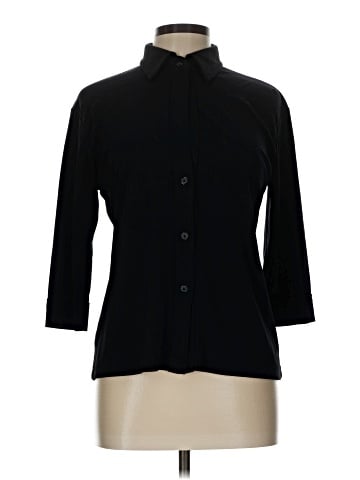 Mixit 3/4 Sleeve Button-Down Shirt (view 1)