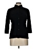 Mixit Black 3/4 Sleeve Button-Down Shirt Size L - photo 1