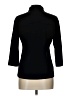 Mixit Black 3/4 Sleeve Button-Down Shirt Size L - photo 2
