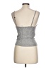 Charlotte Russe Silver Sleeveless Top Size L - photo 2