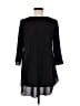 Final Touch 100% Polyester Black 3/4 Sleeve Top Size M - photo 2