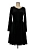 Chigant Solid Black Casual Dress Size M - photo 1