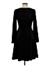 Chigant Solid Black Casual Dress Size M - photo 2