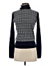 Tory Burch Houndstooth Blue Turtleneck Sweater Size XS (estimated) - photo 1