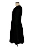 Chigant Solid Black Casual Dress Size M - photo 5
