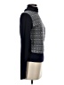 Tory Burch Houndstooth Blue Turtleneck Sweater Size XS (estimated) - photo 4