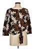 Emme Brown 3/4 Sleeve Blouse Size 8 - photo 1
