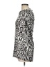 AB Studio Silver Short Sleeve Blouse Size L - photo 5