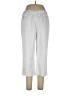 New Directions Solid White Casual Pants Size 10 - photo 1