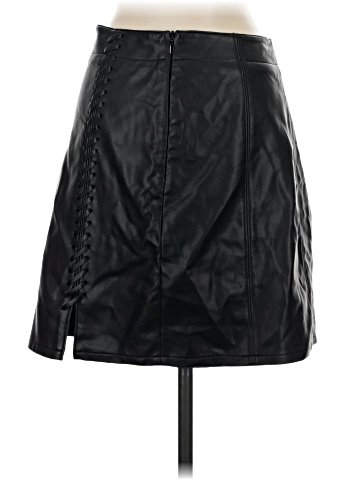 French Connection Faux Leather Skirt (view 2)