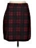 Maurices Plaid Burgundy Formal Skirt Size S - photo 2