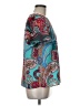 Shein Paisley Teal Short Sleeve Blouse Size 8 - 10 - photo 4