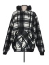 Unbranded 100% Polyester Argyle Black Jacket Size L - photo 1