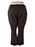 Roaman's Solid Brown Active Pants Size 30w - photo 2