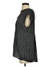 DR2 100% Polyester Gray Sleeveless Blouse Size S - photo 5