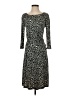 Weekend Max Mara Animal Print Black Casual Dress Size S - photo 1