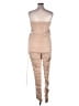Fashion Nova Solid Tan Jumpsuit Size 1X - photo 2