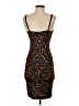 Guess 100% Polyester Animal Print Brown Cocktail Dress Size XS - photo 2