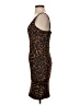 Guess 100% Polyester Animal Print Brown Cocktail Dress Size XS - photo 5