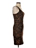 Guess 100% Polyester Animal Print Brown Cocktail Dress Size XS - photo 4