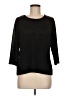 Sharon Young Black 3/4 Sleeve Top Size M - photo 1