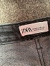 Zara Chevron-herringbone Black Jeans Size 10 - photo 7