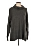 Debbie Morgan 100% Acrylic Gray Turtleneck Sweater Size L - photo 1