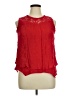 Single Thread Red Sleeveless Blouse Size XL - photo 1
