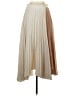 Express 100% Polyester Color Block Tan Formal Skirt Size S - photo 1