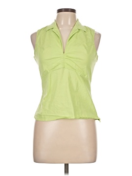 Assorted Brands Sleeveless Button Down Shirt
