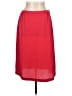 Unbranded Solid Red Casual Skirt Size 12 - photo 1