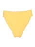 Good American Chevron-herringbone Yellow Swimsuit Bottoms Size Lg (3) - photo 2