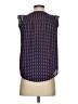 Ann Taylor LOFT 100% Polyester Blue Sleeveless Blouse Size XXS - photo 2