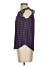 Ann Taylor LOFT 100% Polyester Blue Sleeveless Blouse Size XXS - photo 5