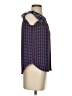 Ann Taylor LOFT 100% Polyester Blue Sleeveless Blouse Size XXS - photo 4