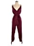 VICI 100% Rayon Solid Burgundy Purple Jumpsuit Size S - photo 1
