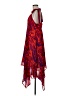 Alexis 100% Polyester Paisley Red Cocktail Dress Size M - photo 5